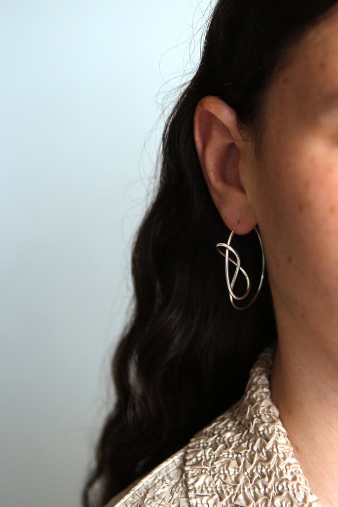 Viticula Earrings | Silver