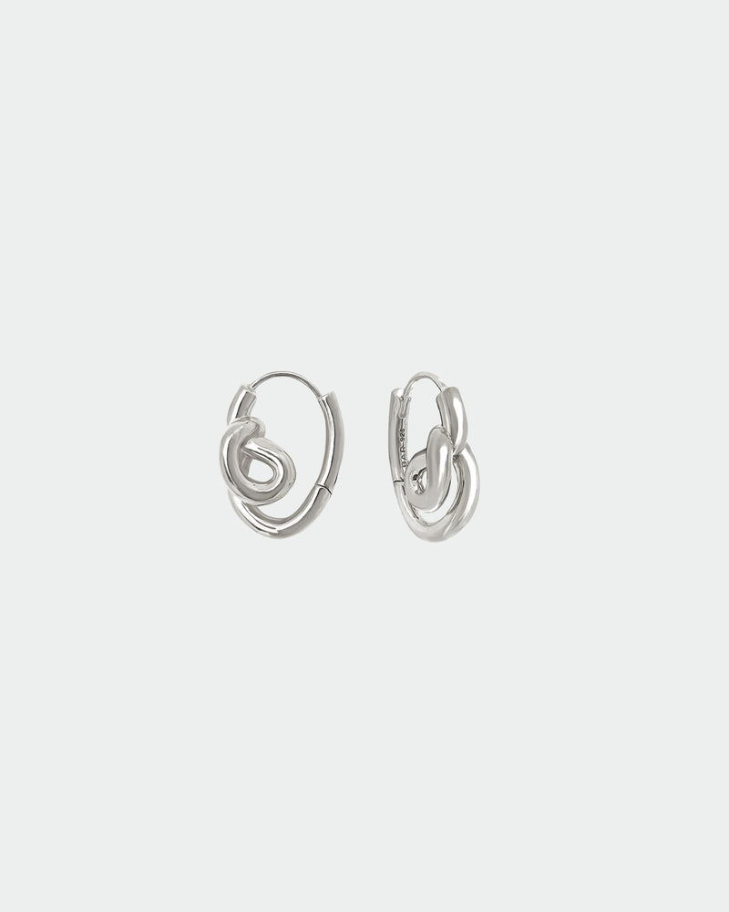 Unravel Earrings | Silver