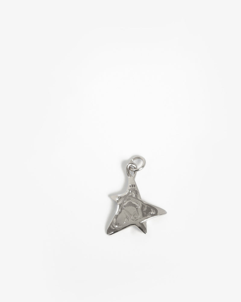 Silver Star Abstract Pendant 