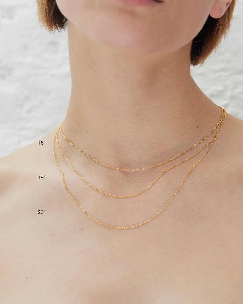 Script Necklace | Gold Plated