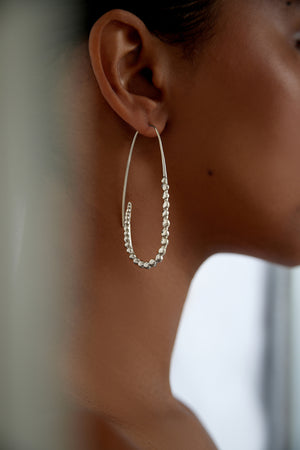 Chiaroscuro Earrings | Silver