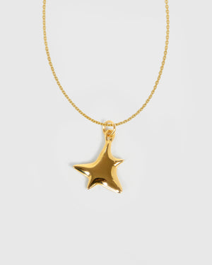 Abstract Star Necklace | Gold Plated