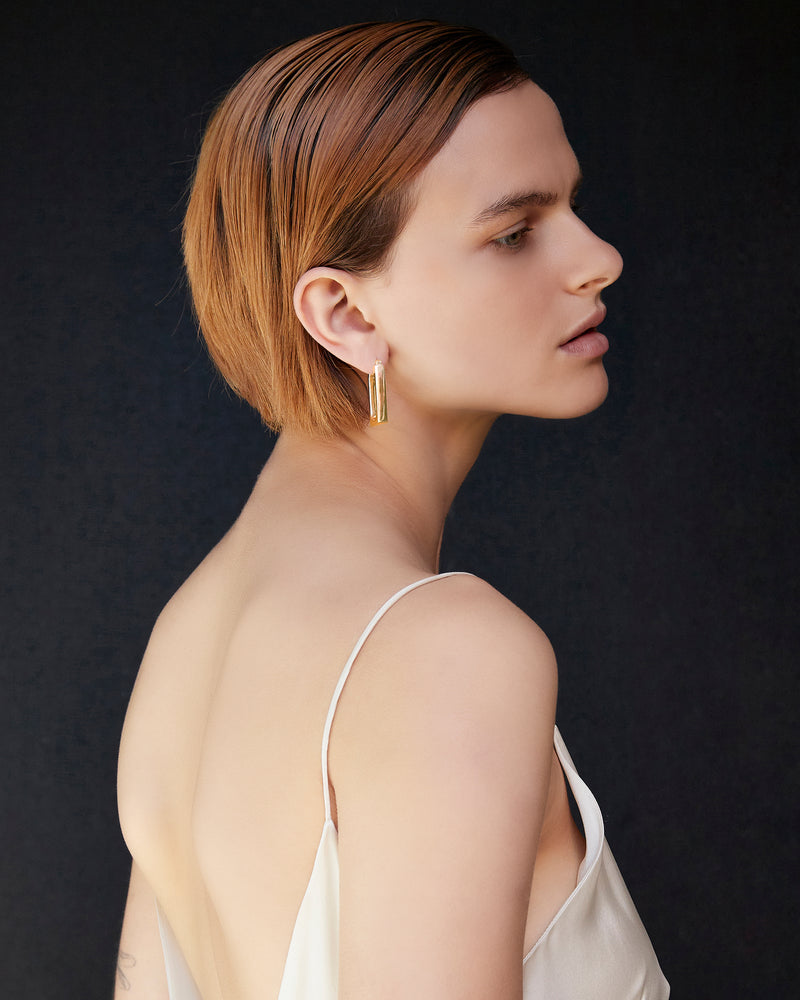 Angle Earrings | Gold Plated (Sample Sale)