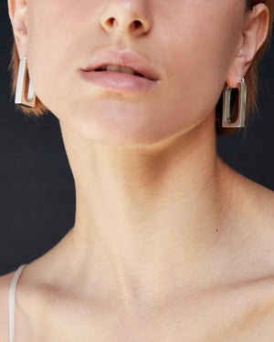 Angle Earrings | Silver (Sample Sale)