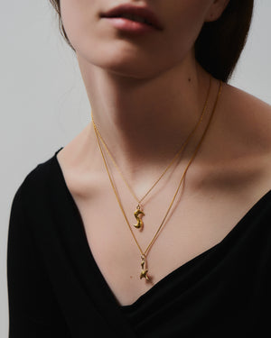 Alphabet Necklace | Gold Plated