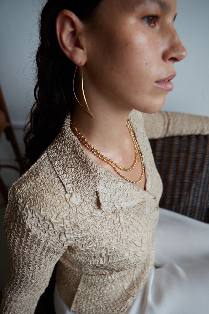 Droplet Necklace | Gold Plated