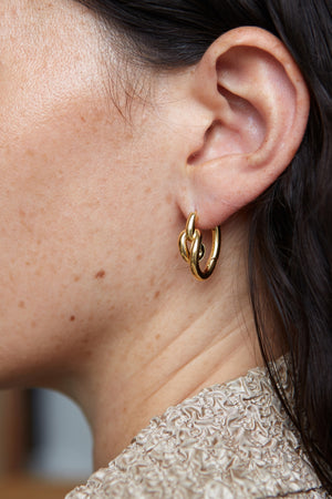 Unravel Earrings | Gold Plated