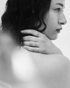 Twisted Double Ring | Silver