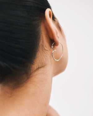 Cove Earrings | Silver