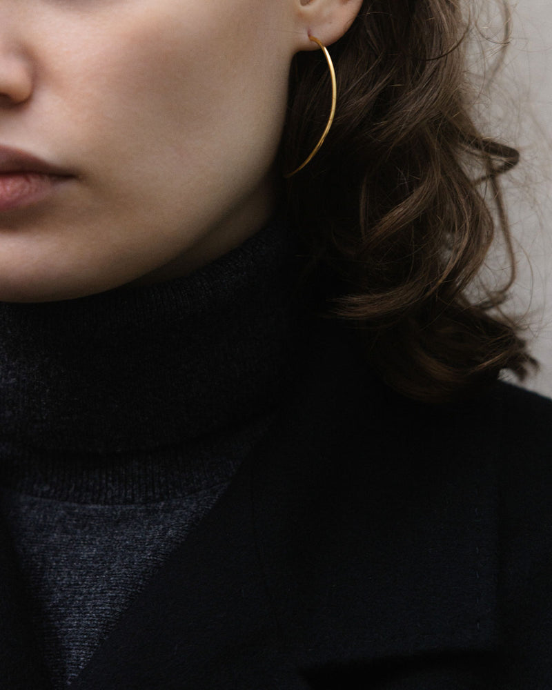 Contour Earrings | Gold Plated | BAR Jewellery