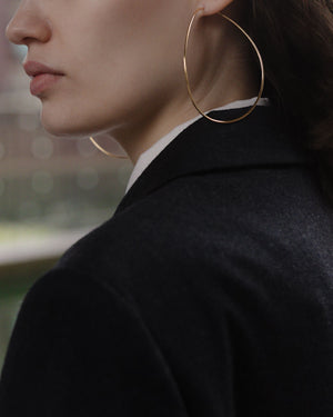 Silhouette Earrings | Gold Plated | BAR Jewellery