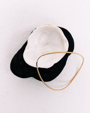 Twisted Silhouette Earrings | Gold Plated
