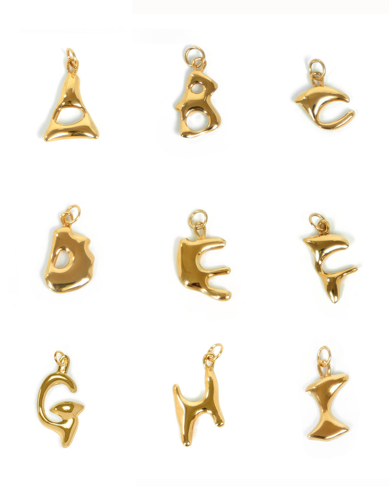 Alphabet Necklace | Gold Plated