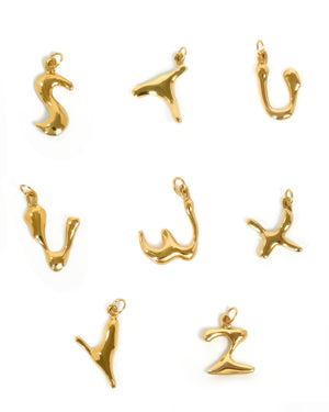 Alphabet Necklace | Gold Plated