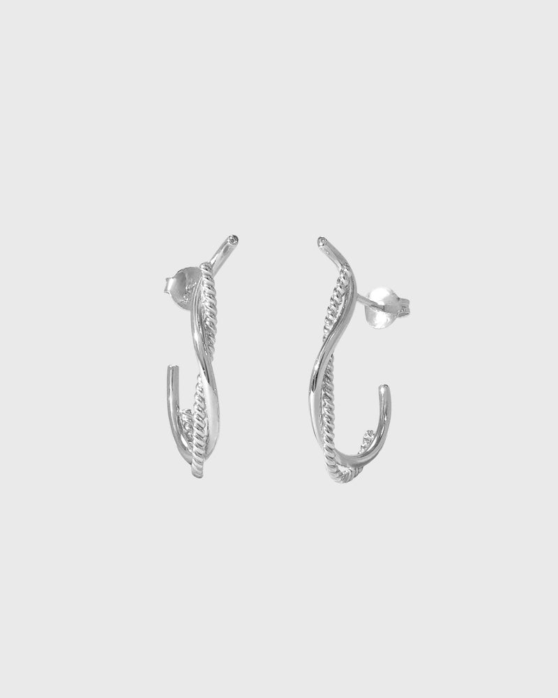 Contra Earrings | Silver