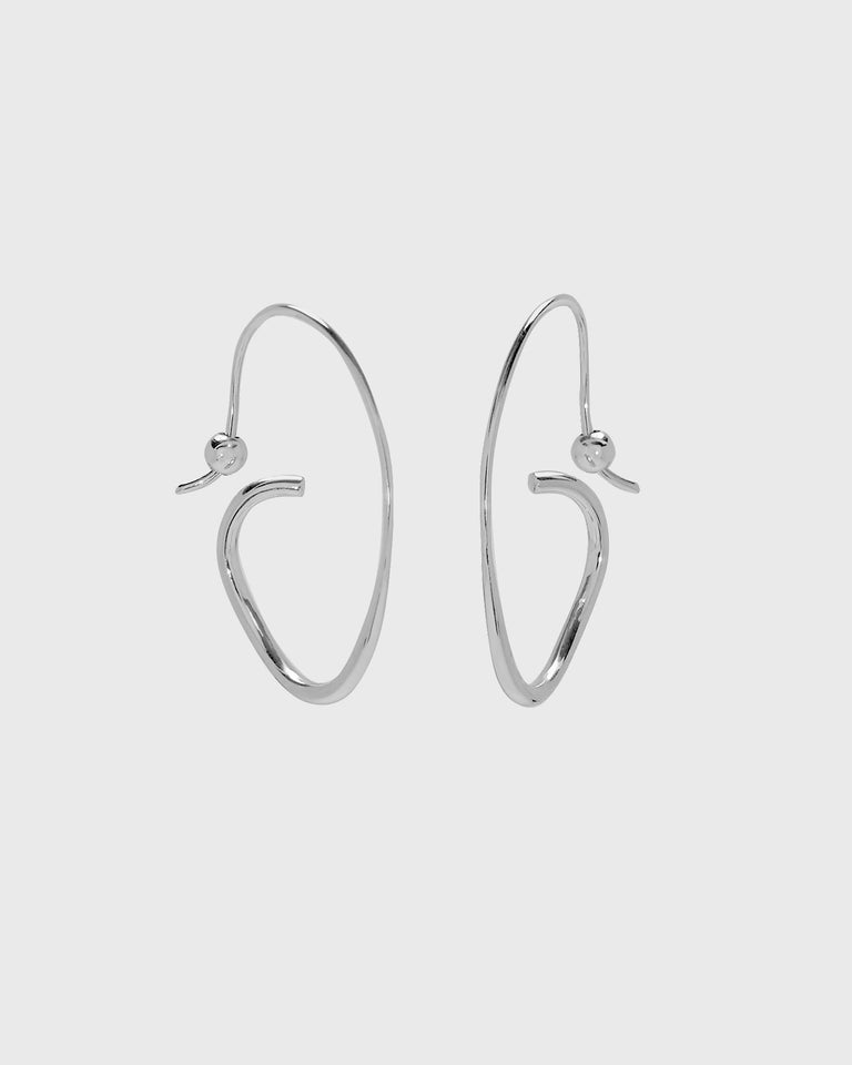 Cove Earrings | Silver