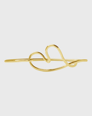 Dancing Heart Bracelet | Gold plated