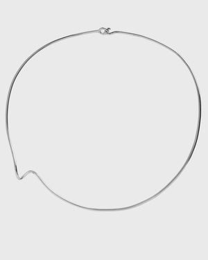 Dancing Lines Choker | Silver