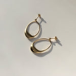 BAR Jewellery Sustainable Dip Earrings In Gold