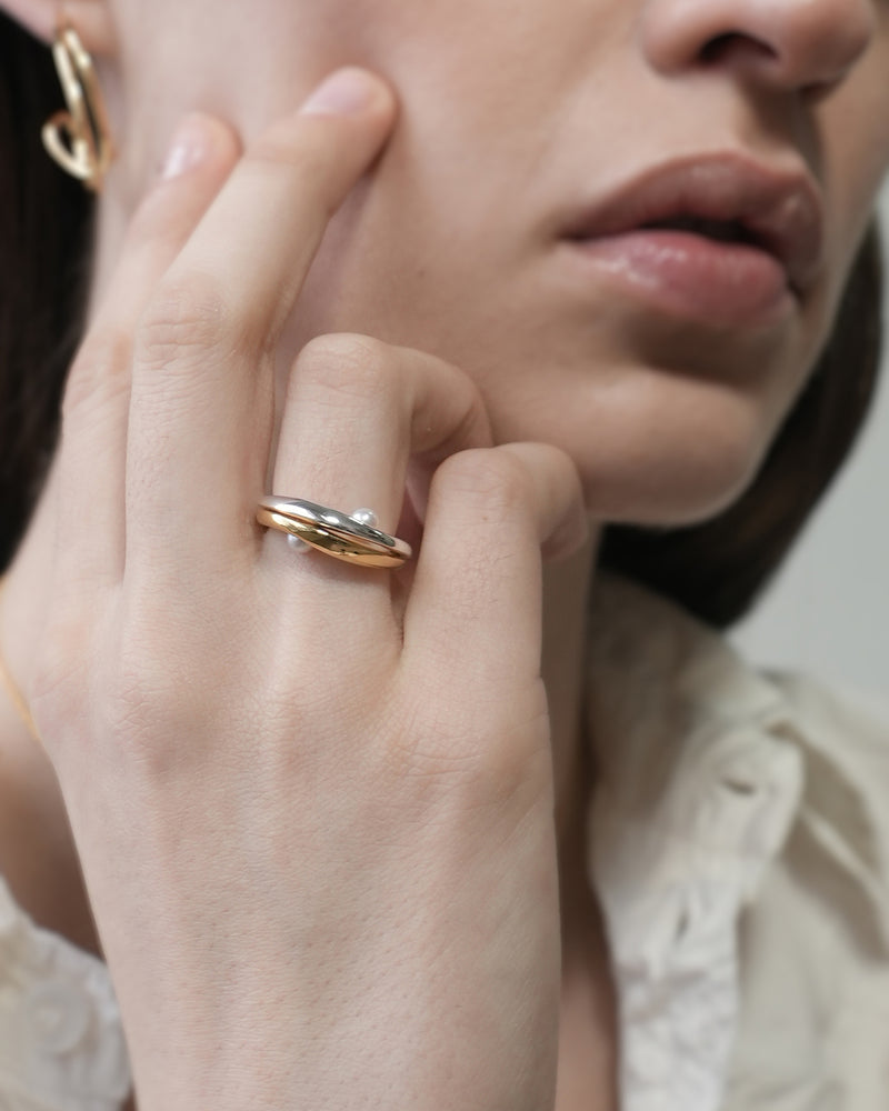 Attraverso Ring | Gold Plated