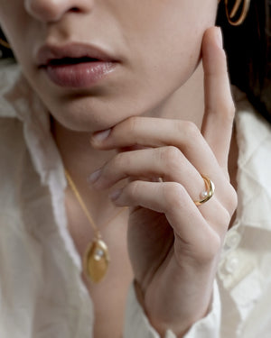 Attraverso Ring | Gold Plated