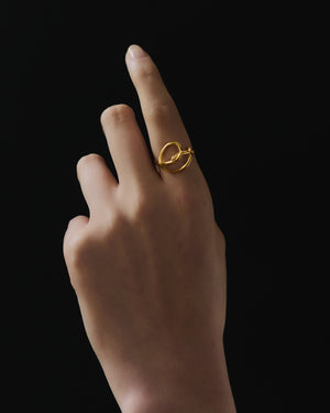 Embrace Ring | Gold plated