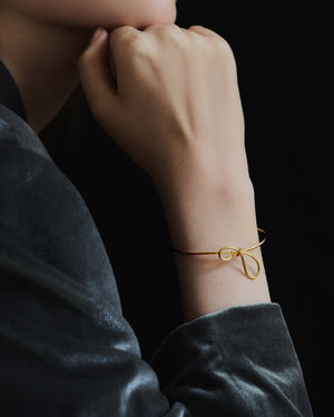 Fiocco Bracelet | Gold plated