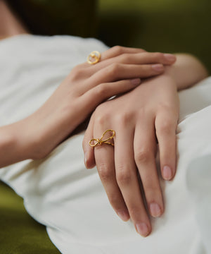 Fiocco Ring | Gold plated