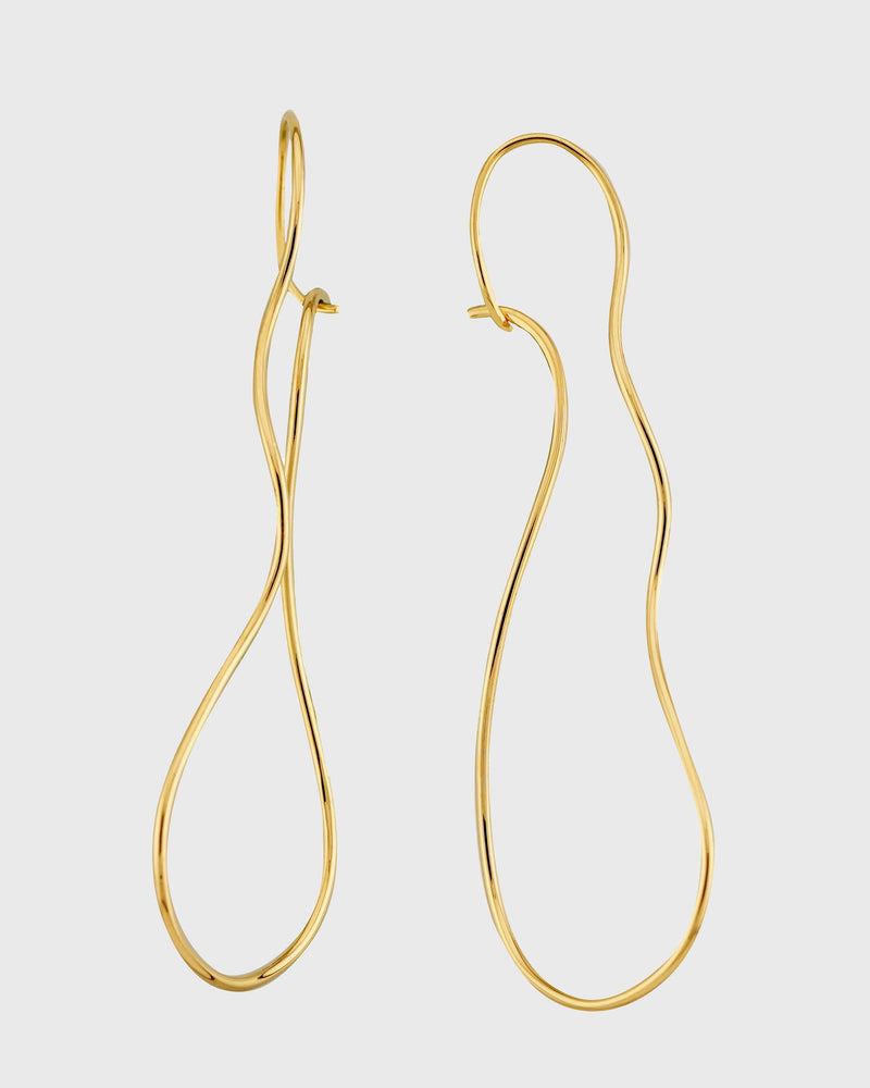 Large Harmony Earrings | Gold Plated