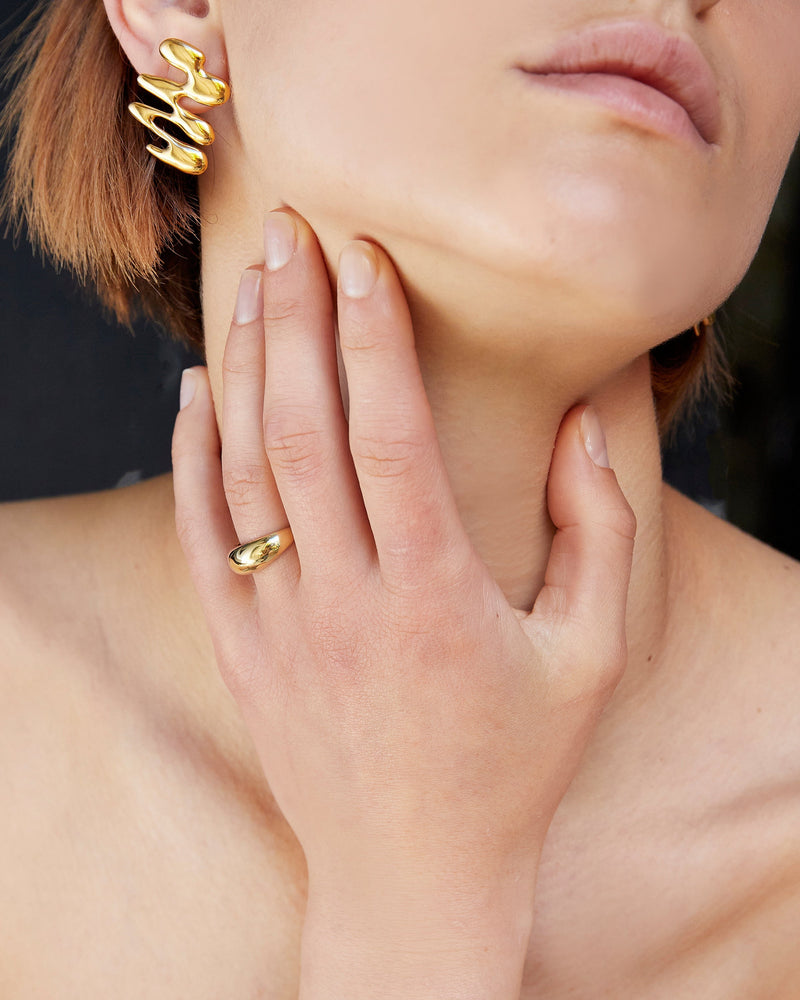 Orb Ring | Gold Plated (Sample Sale)