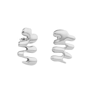 Small Vega Earrings | Silver (Sample Sale)