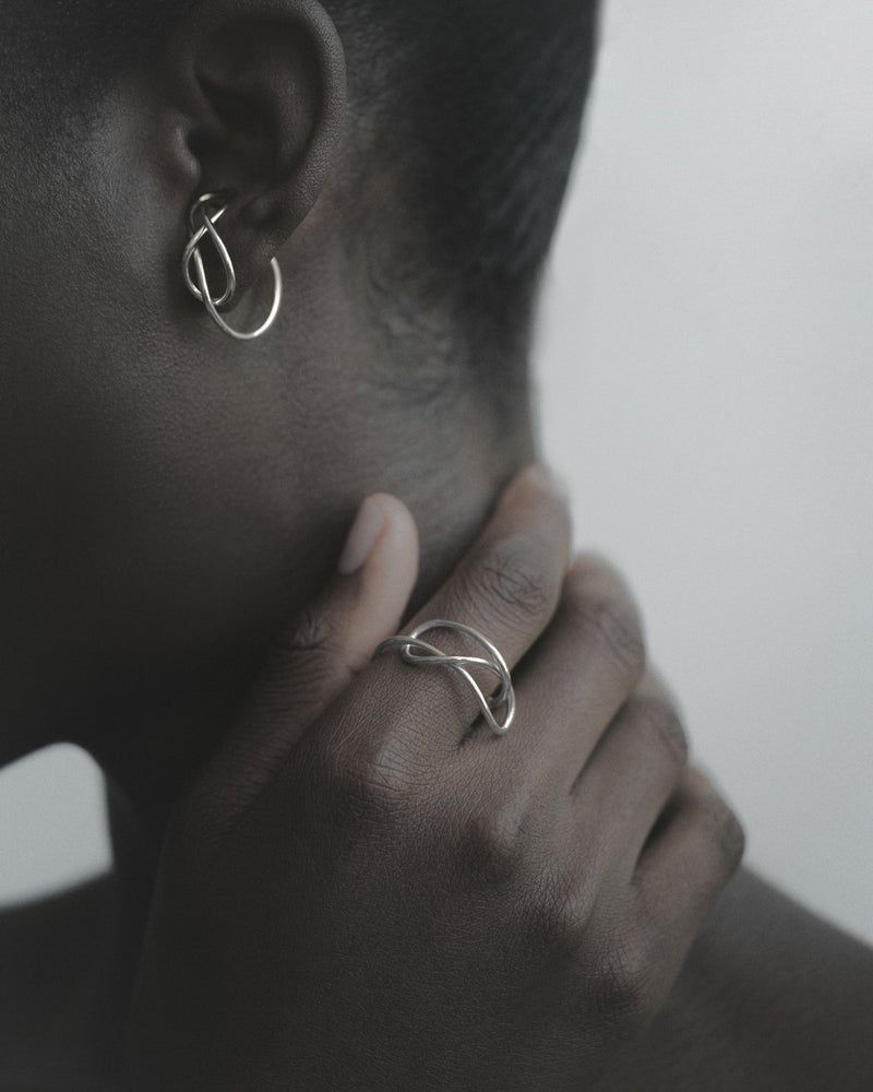 Vista Ear Cuff / Ring Hybrid | Silver