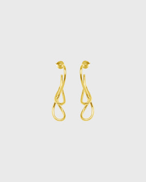 Togetherness Earrings | Gold plated