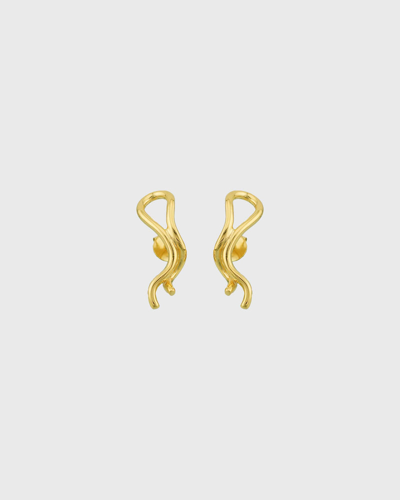 Wisp Earrings | Gold Plated