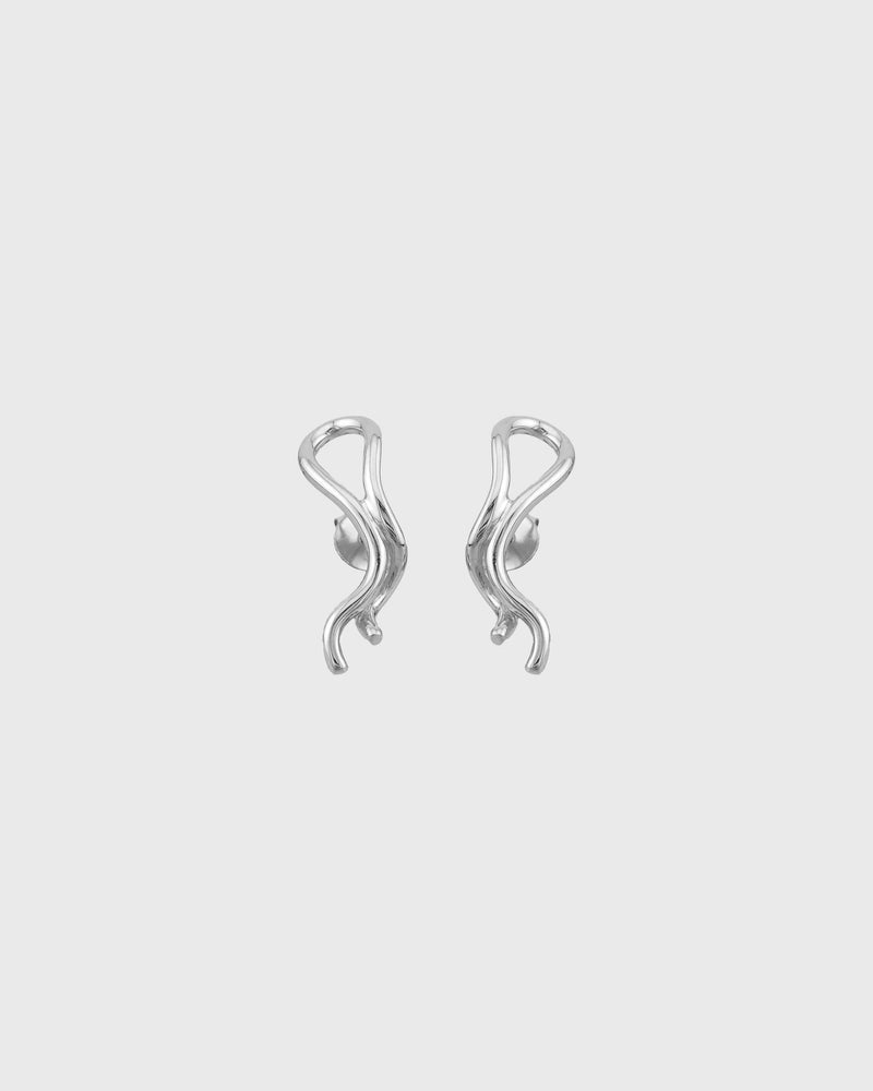 Wisp Earrings | Silver