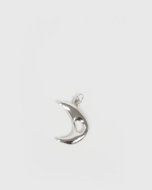 
            
                Load image into Gallery viewer, Solid Silver Moon Pendant
            
        