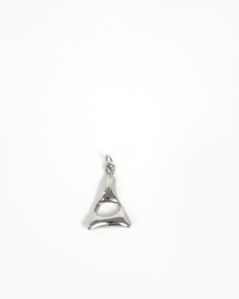 
            
                Load image into Gallery viewer, BAR Jewellery Sustainable Alphabet Necklace In Recycled Sterling Silver - Letter A
            
        