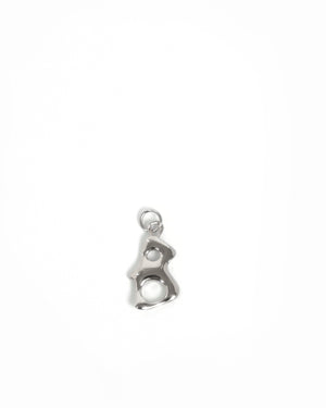 
            
                Load image into Gallery viewer, BAR Jewellery Sustainable Alphabet Necklace In Recycled Sterling Silver - Letter B
            
        