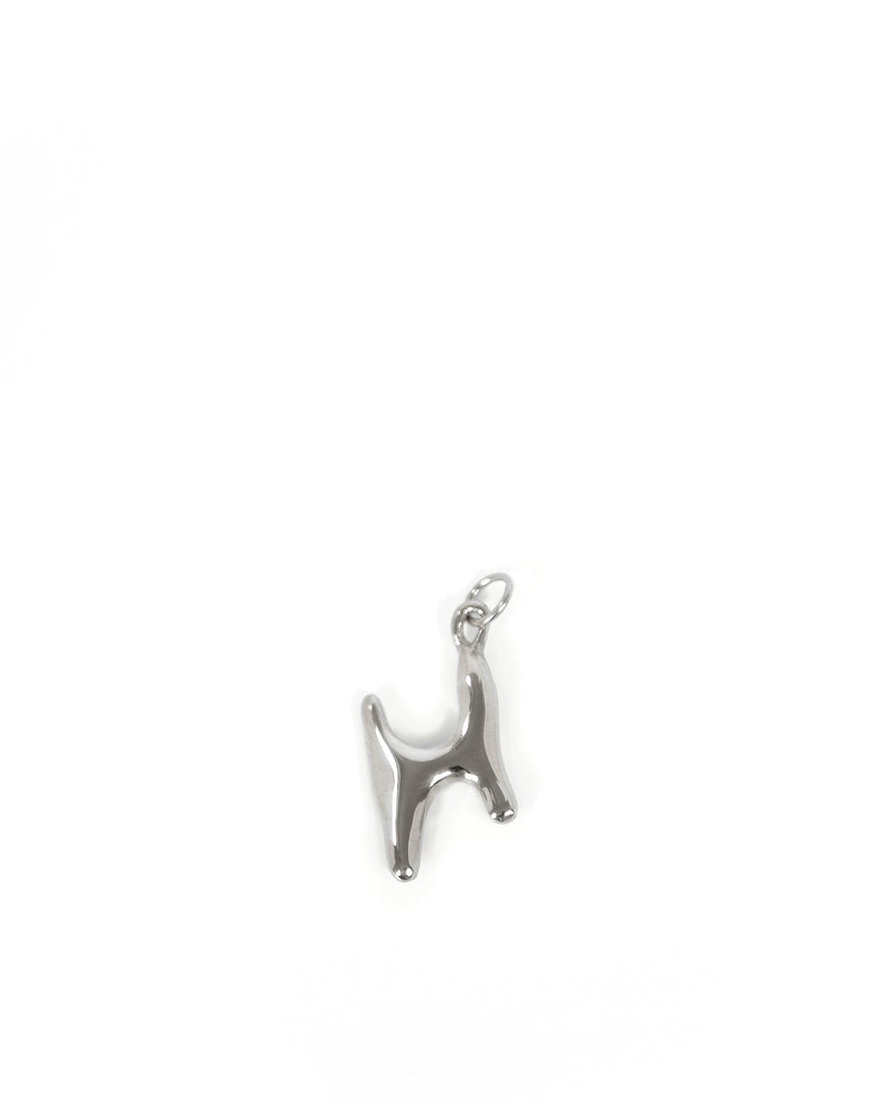 
            
                Load image into Gallery viewer, BAR Jewellery Sustainable Alphabet Necklace In Recycled Sterling Silver - Letter H
            
        