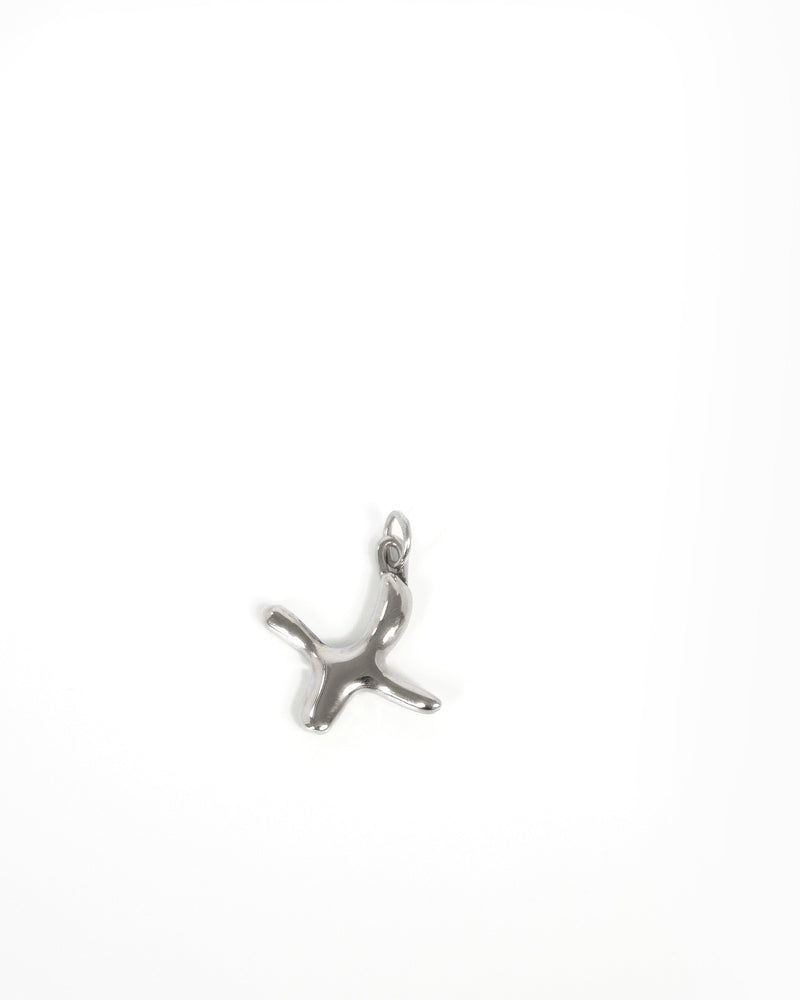 
            
                Load image into Gallery viewer, BAR Jewellery Sustainable Alphabet Necklace In Recycled Sterling Silver - Letter X
            
        