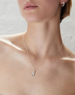 BAR Jewellery Sustainable Alphabet Necklace In Recycled Sterling Silver
