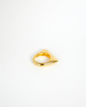 Angle Ring | Gold Plated (Sample Sale)