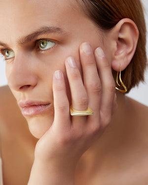 Angle Ring | Gold Plated