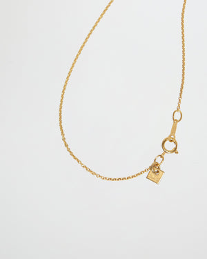 Script Necklace | Gold Plated