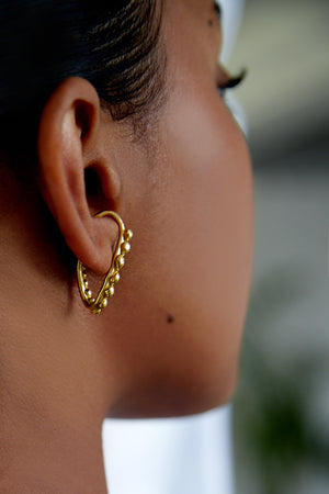 Blot Ear Cuff | Gold Plated