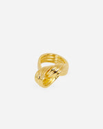 Sustainable Gold Bread Ring made by BAR Jewellery