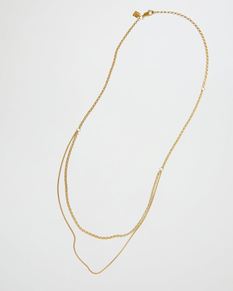 BAR Jewellery Sustainable Cascade Necklace In Gold