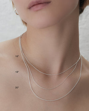 
            
                Load image into Gallery viewer, Alphabet Necklace | Silver
            
        