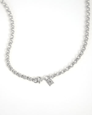 BAR Jewellery Sustainable Alphabet Necklace In Recycled Sterling Silver - Letter A