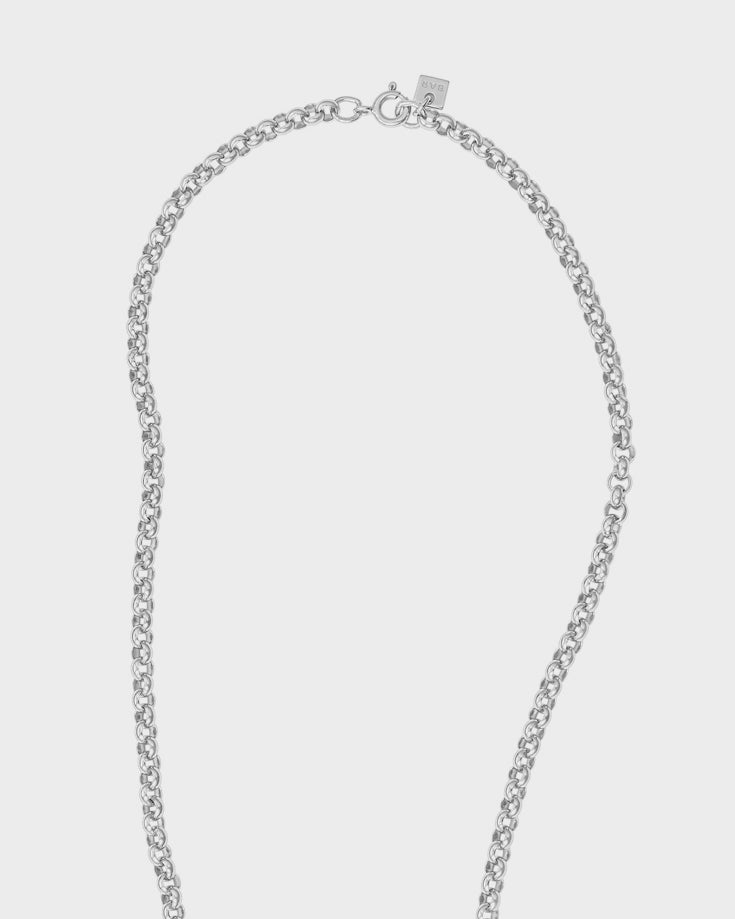 Molten Charm Necklace | Silver